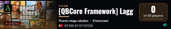 [QBCore Framework] Lagg live status badge