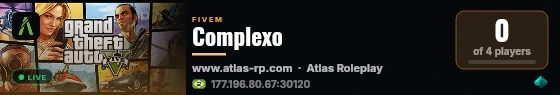 Complexo live status badge