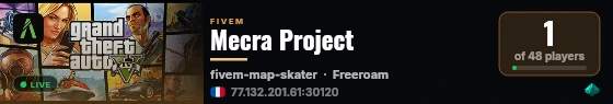 Mecra Project live status badge