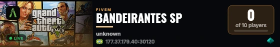 BANDEIRANTES SP live status badge