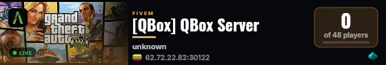 [QBox] QBox Server live status badge