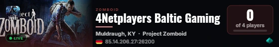 4Netplayers Baltic Gaming live status badge