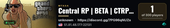 Central RP | BETA | CTRP | Dominicano live status badge