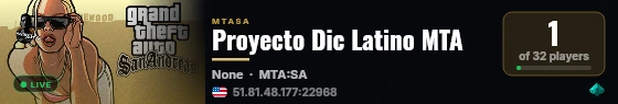 Proyecto Dic Latino MTA live status badge