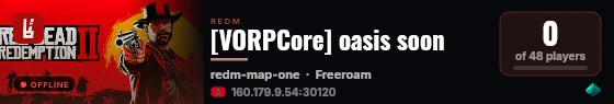 [VORPCore] oasis soon live status badge