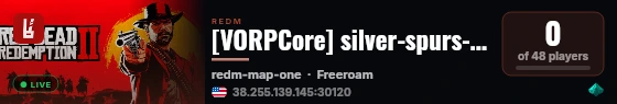 [VORPCore] silver-spurs-test live status badge