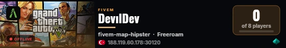 DevılDev live status badge