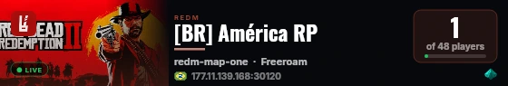[BR] América RP live status badge