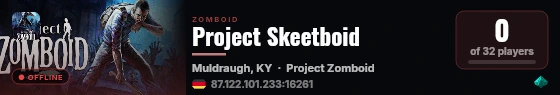 Project Skeetboid live status badge