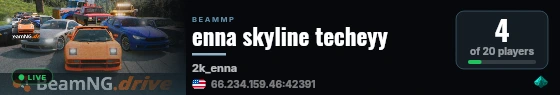 enna skyline techeyy live status badge