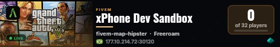 xPhone Dev Sandbox live status badge