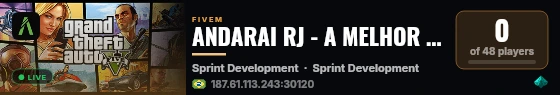 ANDARAI RJ - A MELHOR DO TEMA BAQUE. live status badge