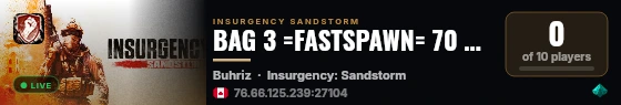 BAG 3 =FASTSPAWN= 70 BOT MAX 10 WAVES FULL LOADOUT live status badge