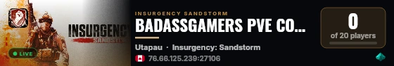 BADASSGAMERS PVE COOP =SAGAS= live status badge