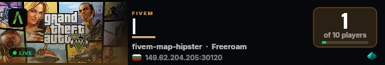 | live status badge
