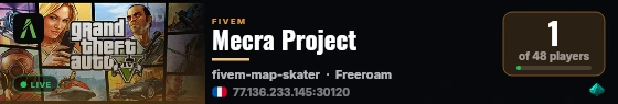 Mecra Project live status badge