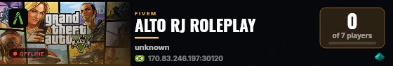 ALTO RJ ROLEPLAY live status badge