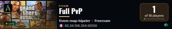 Full PvP live status badge
