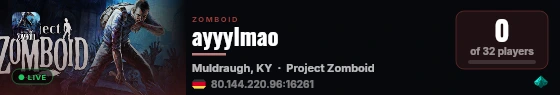 ayyylmao live status badge