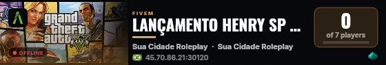 LANÇAMENTO HENRY SP 2025  live status badge