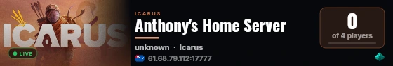 Anthony's Home Server live status badge