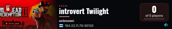 introvert Twilight live status badge