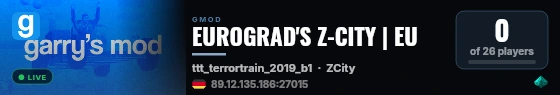 EUROGRAD'S Z-CITY | EU live status badge