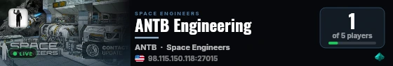 ANTB Engineering live status badge