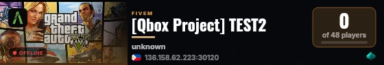 [Qbox Project] TEST2 live status badge