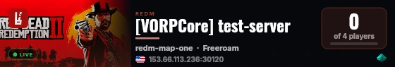 [VORPCore] test-server live status badge