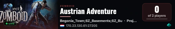 Austrian Adventure live status badge
