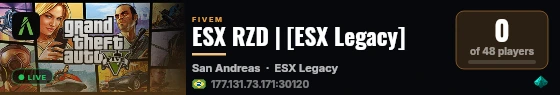ESX RZD | [ESX Legacy] live status badge