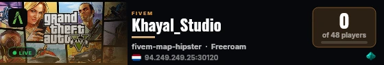 Khayal_Studio live status badge