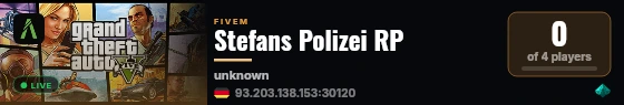 Stefans Polizei RP live status badge