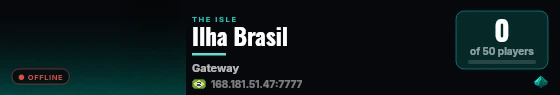 Ilha Brasil live status badge