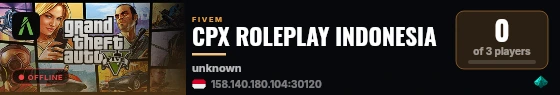 CPX ROLEPLAY INDONESIA live status badge
