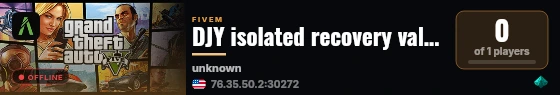 DJY isolated recovery validation live status badge