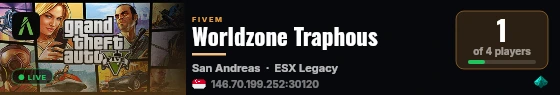 Worldzone Racing live status badge