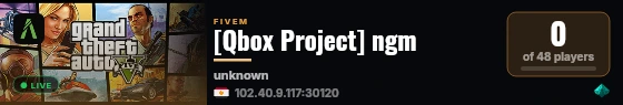 [Qbox Project] ngm live status badge