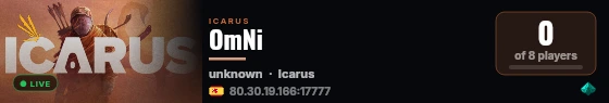 OmNi live status badge