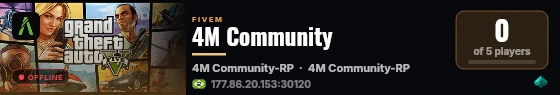 4M Community live status badge