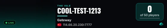 COOL-TEST-1213 live status badge