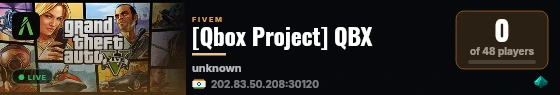[Qbox Project] QBX live status badge