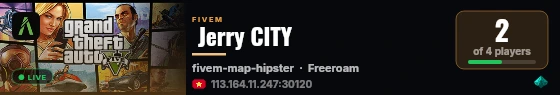  Jerry CITY live status badge