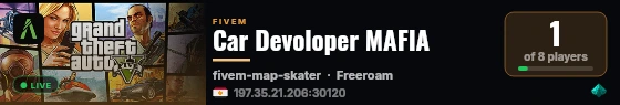Car Devoloper MAFIA  live status badge