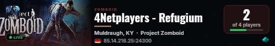 4Netplayers - Refugium live status badge