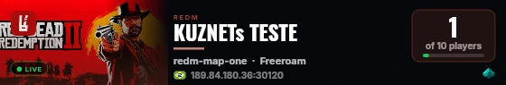 KUZNETs TESTE live status badge
