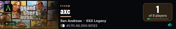 axc live status badge