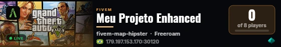 Meu Projeto Enhanced live status badge