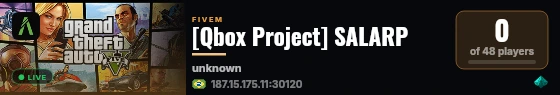 [Qbox Project] SALARP live status badge
